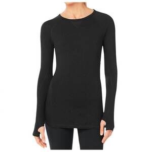 NEW SHAPE ACTIVE movement long sleeve tee in black